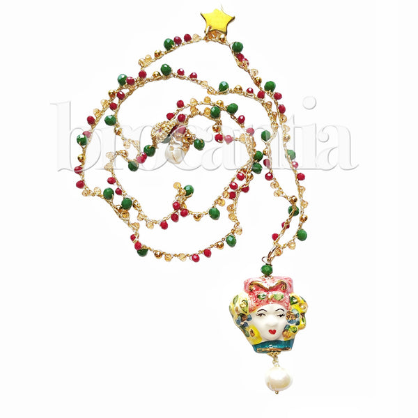 Collar Testa di Moro Reina largo