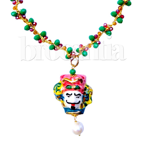 Collar Testa di Moro Rey corto