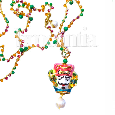 Collar Testa di Moro Rey largo