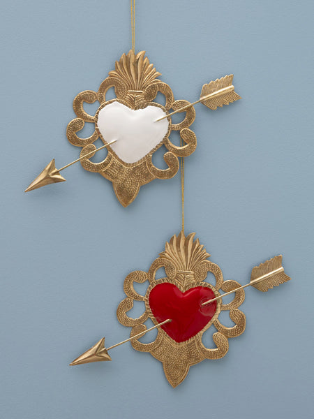 Corazón Ex Voto con flecha