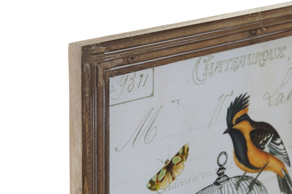 Primer plano de marco de madera envejecido