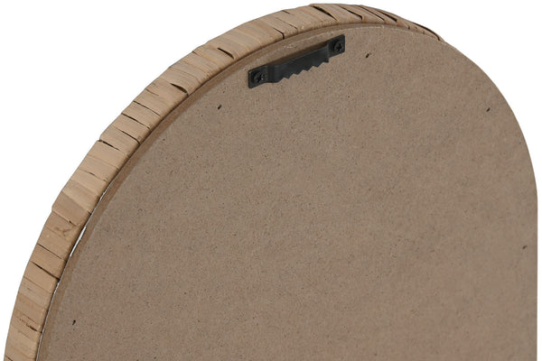 Vista trasera de cuadro decorativo con sistema de colgado