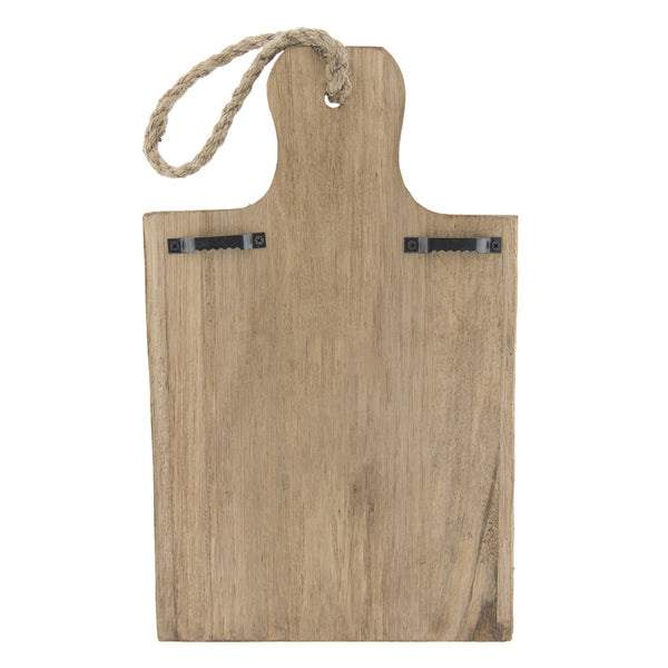 Cuelgallaves tabla madera