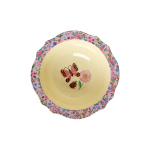 Cuenco de melamina con mariposa, mariquita y flor diseñado por Nathalie Lete – Brocantia Oviedo