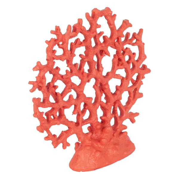 Figura de coral rojo para decoración marinera elegante
