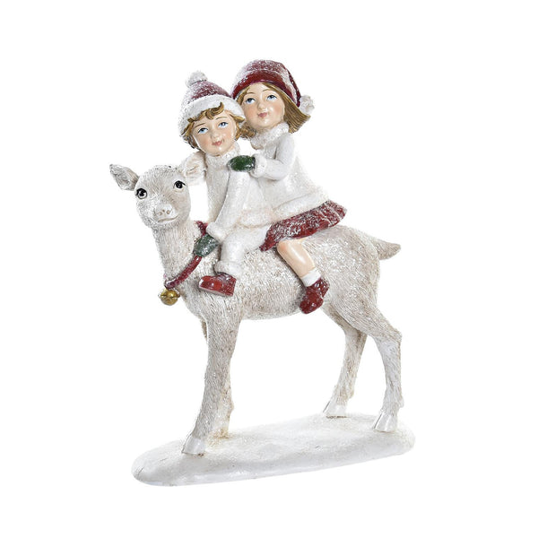 Figura decorativa navideña infantil con reno