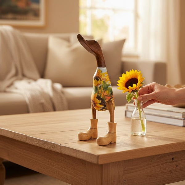 Pato decorativo tropical hecho en Indonesia