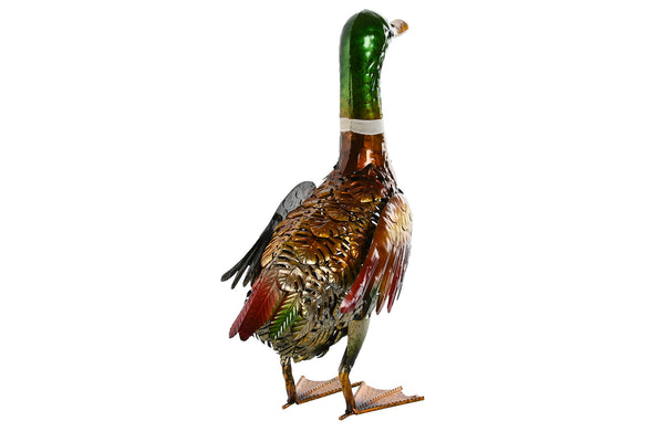 Figura pato tonos verdes