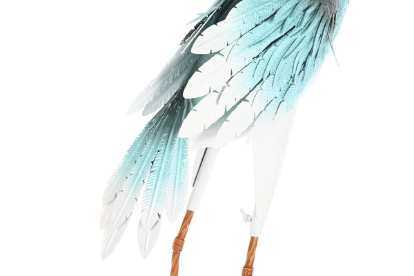 Garza metal tonos azules