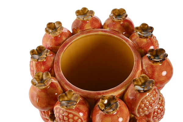 Jarrón granadas naranjas