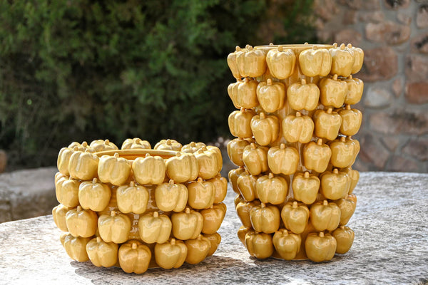 Jarrón pimientos amarillos