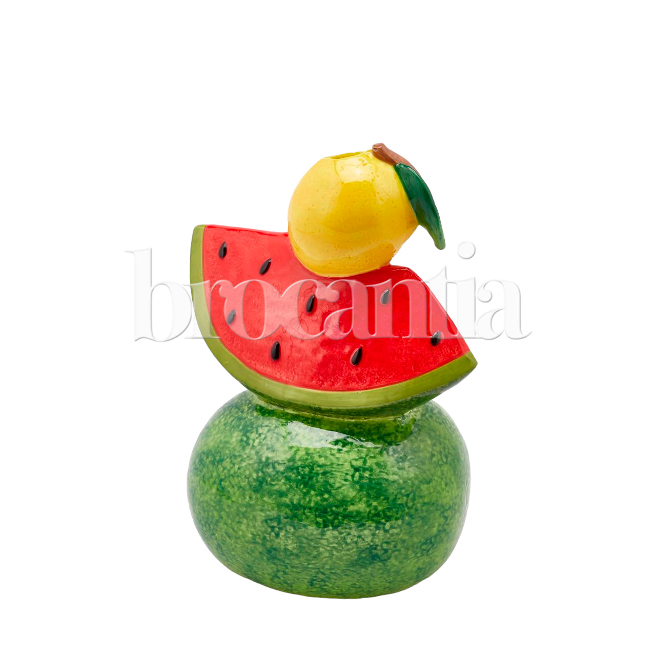 Jarrón melón, sandía, limón
