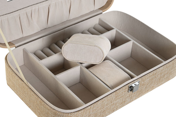 Joyero tejido beige Brocantia