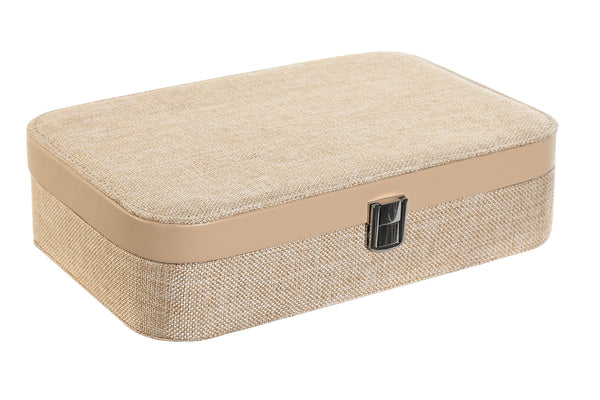 Joyero tejido beige Brocantia