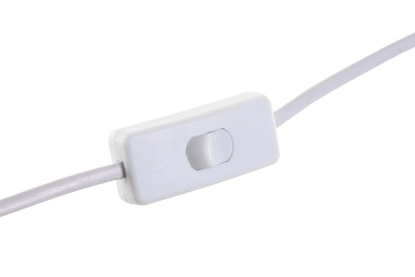 Interruptor blanco de lámpara decorativa