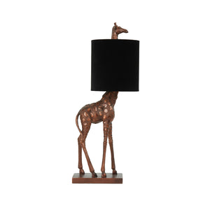 Lámpara jirafa cobriza