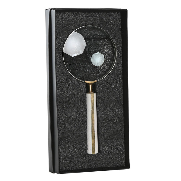 Lupa de lectura con caja de presentación negra acolchada