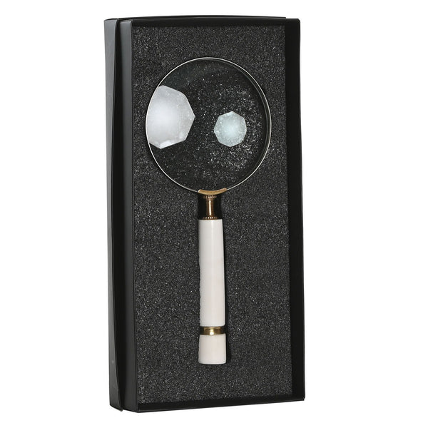 Lupa elegante de 3 aumentos en caja de presentación negra