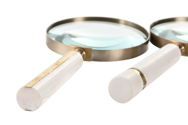 Lupa elegante de 3 aumentos en caja de presentación negra