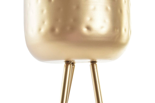 Vista inferior del macetero alto de diseño moderno con patas de metal – decoración singular Brocantia