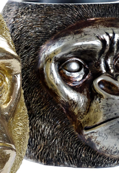 macetero decorativo gorila estilo industrial moderno