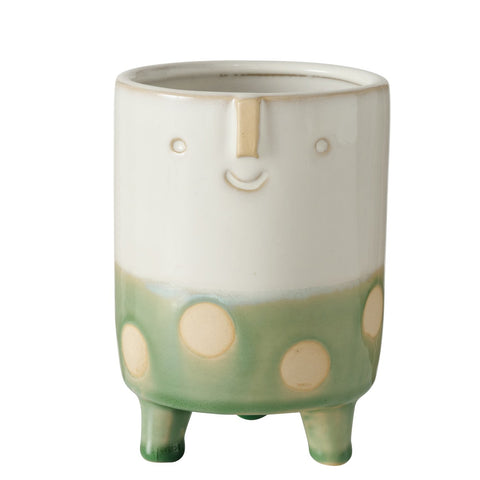 Macetero carita verde modelo 2