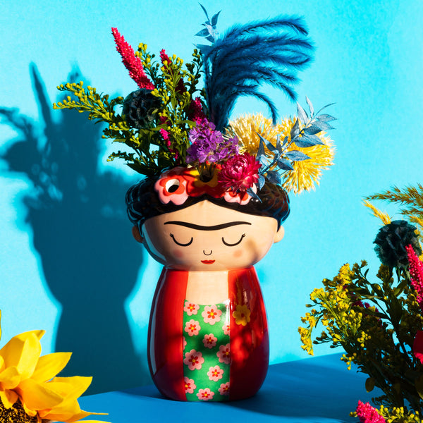 Macetero pared Frida Kahlo