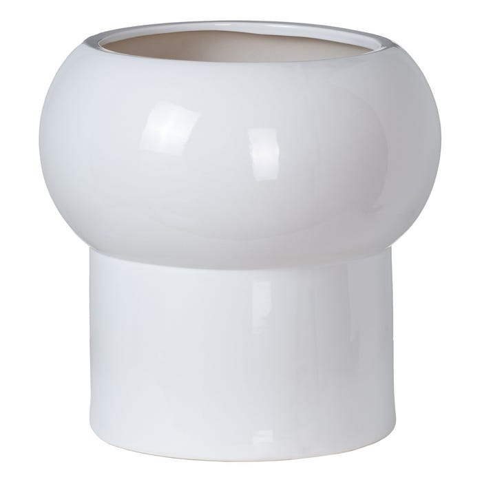 Macetero maxi blanco