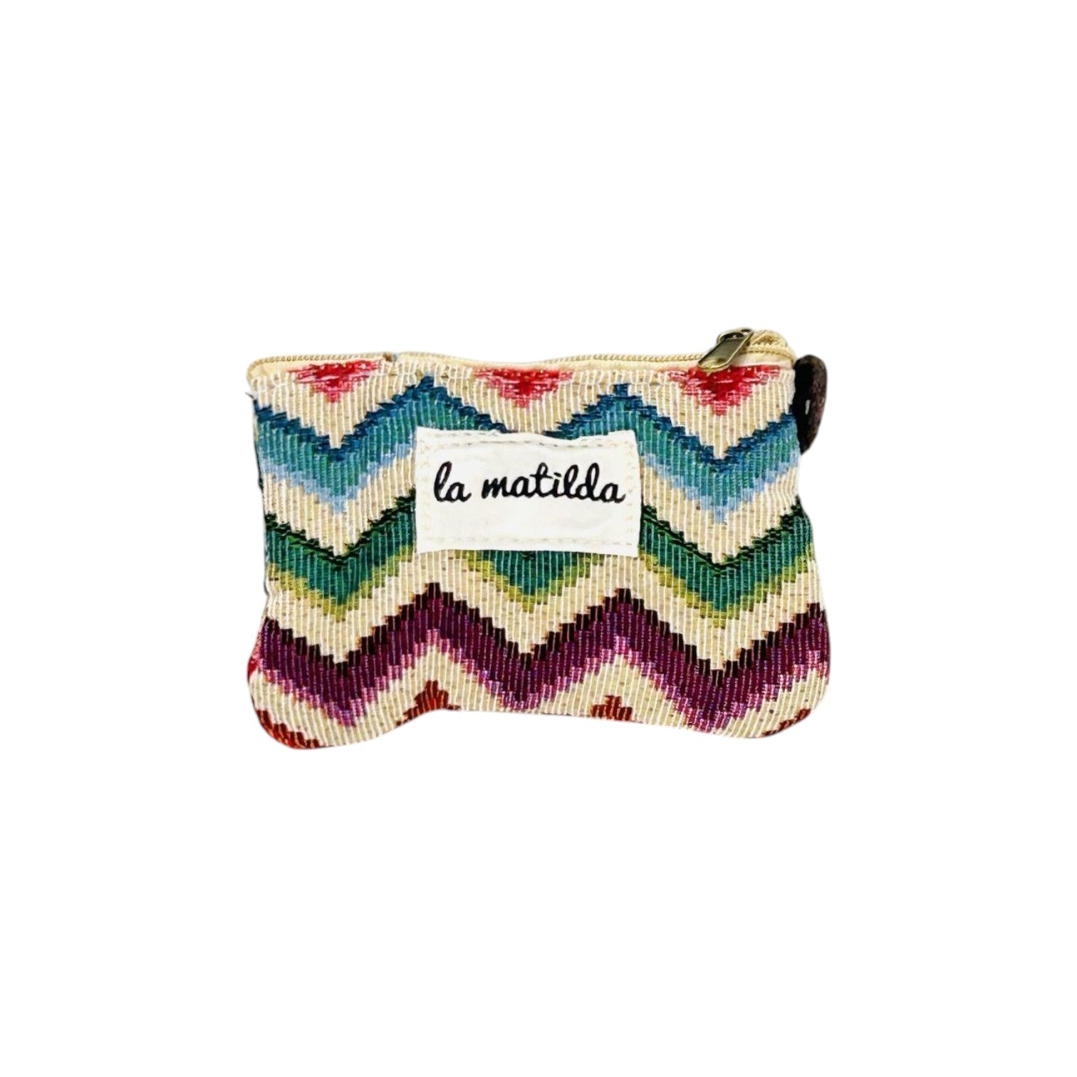 Monedero zigzag multicolor
