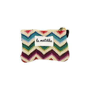 Monedero zigzag multicolor