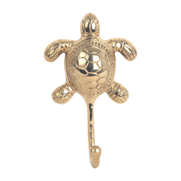 Colgador decorativo estilo náutico con diseño de tortuga