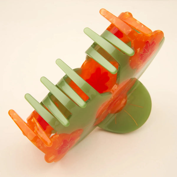 Accesorio cabello original con flores naranjas Coucou Suzette