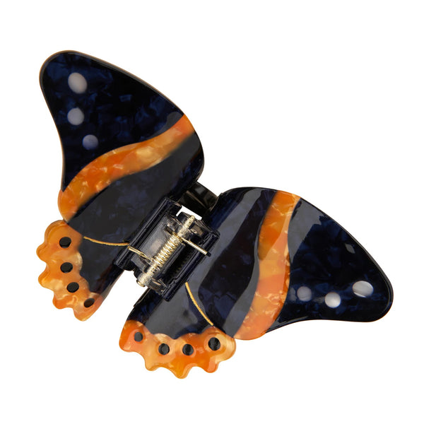 Pinza pelo mariposa negra y naranja Coucou Suzette