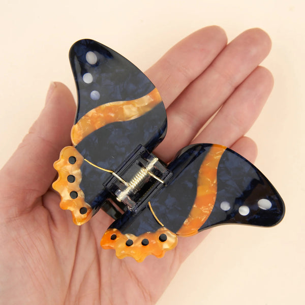 Pinza cabello mariposa diseño francés