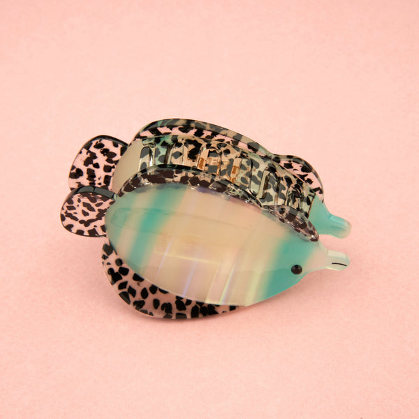 Pinza para el pelo pez tropical