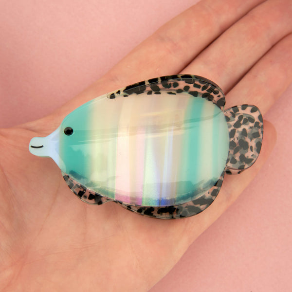 Pinza para el pelo pez tropical