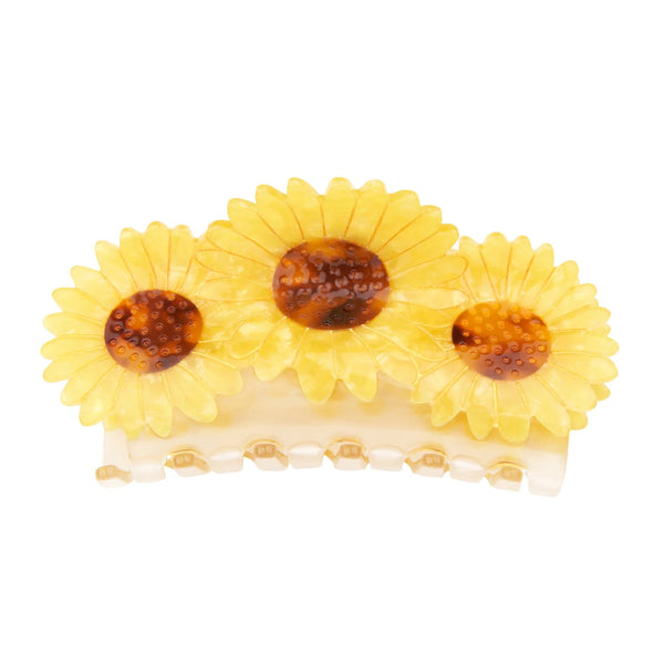 Pinza para el pelo Coucou Suzette con girasoles amarillos