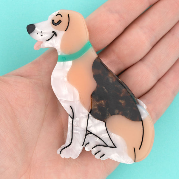 Pinza para el pelo Beagle Brocantia