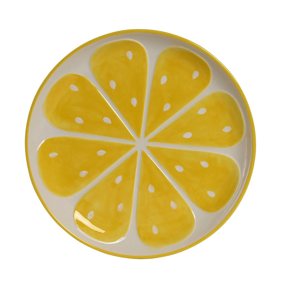 Plato llano limón
