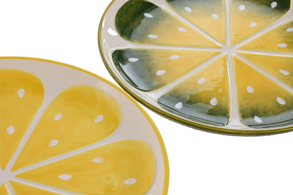 Plato llano limón
