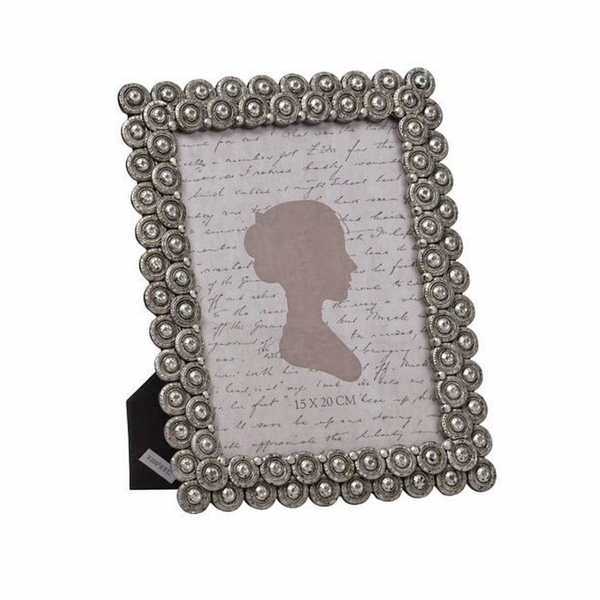 Marco de fotos color champagne 15x20 cm decorativo