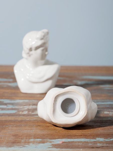 set salpimenteros porcelana sal pimienta diseño escultórico