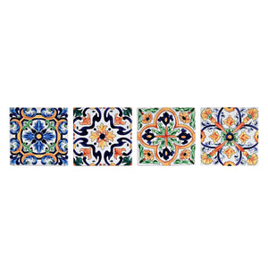 Set 4 posavasos azulejos