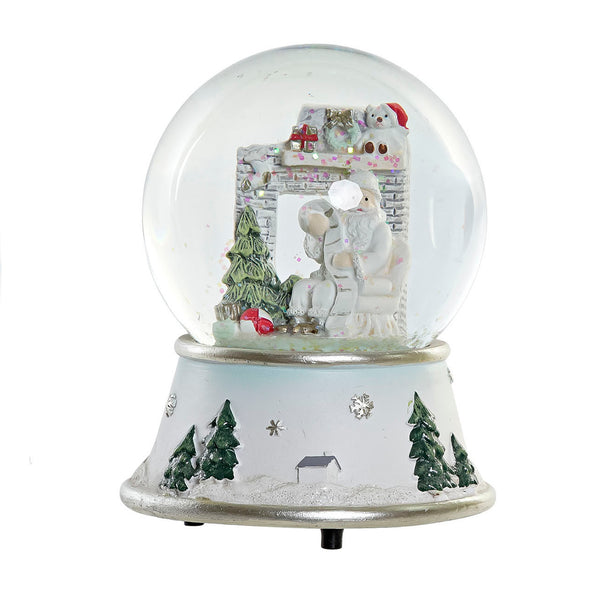 bola_de_nieve_musical_papa_noel_junto_chimenea_decoracion_navidad_brocantia