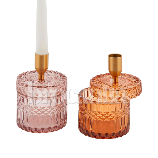 Caja candelabro cristal