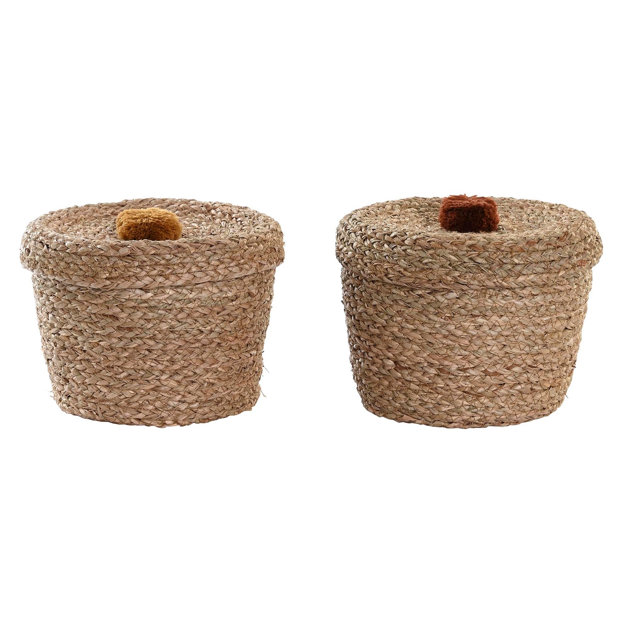 Caja fibra pom pon