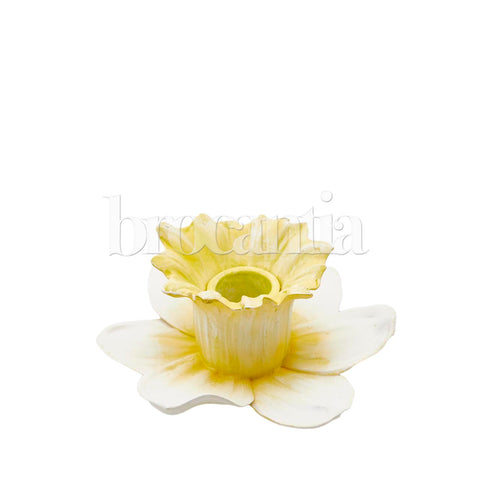 Candelabro Narciso amarillo Brocantia