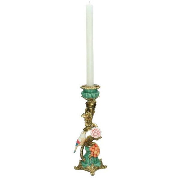 Candelabro loro colores Brocantia