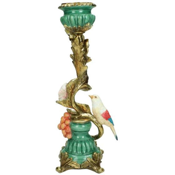 Candelabro loro colores Brocantia