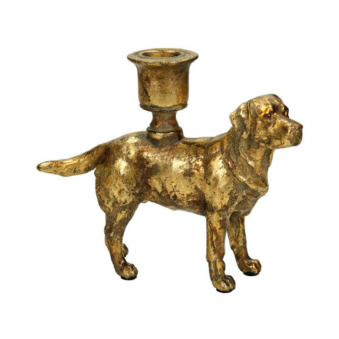Candelabro perrito de pie